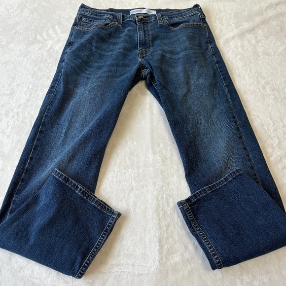 Levi Signature S51 Straight Blue Jeans Mens Size 32 x 30 Denim Pants - Picture 1 of 11